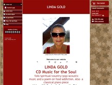 Tablet Screenshot of lindagold-musicforthesoul.com